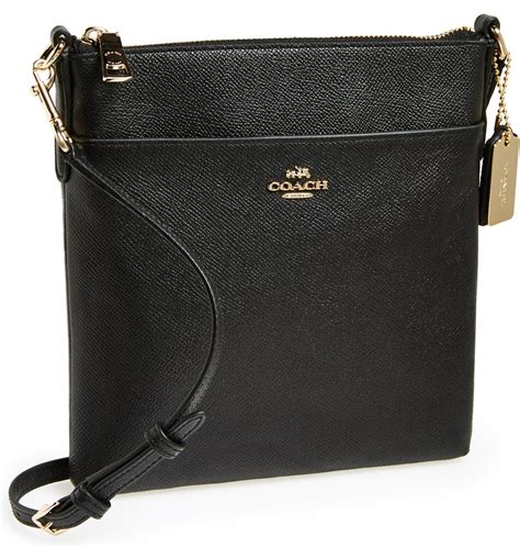 <strong>Coach</strong> Poppy Daisy Floral White <strong>Black</strong> Small <strong>Crossbody Purse</strong> Bag. . Coach black purse crossbody
